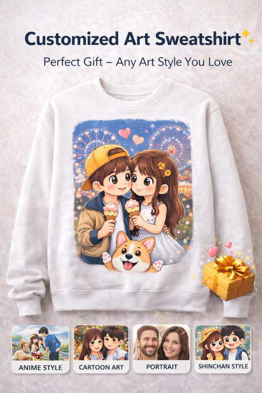 Wear Your Art – Customized Sweatshirt