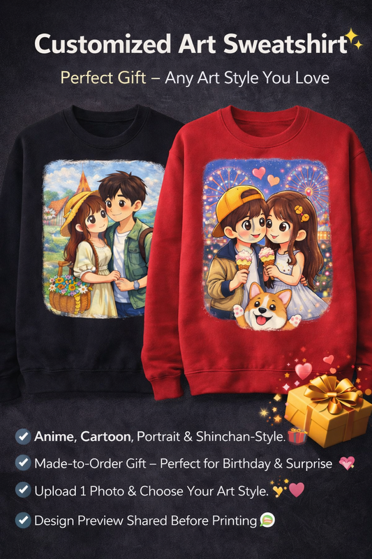 Wear Your Art – Customized Sweatshirt