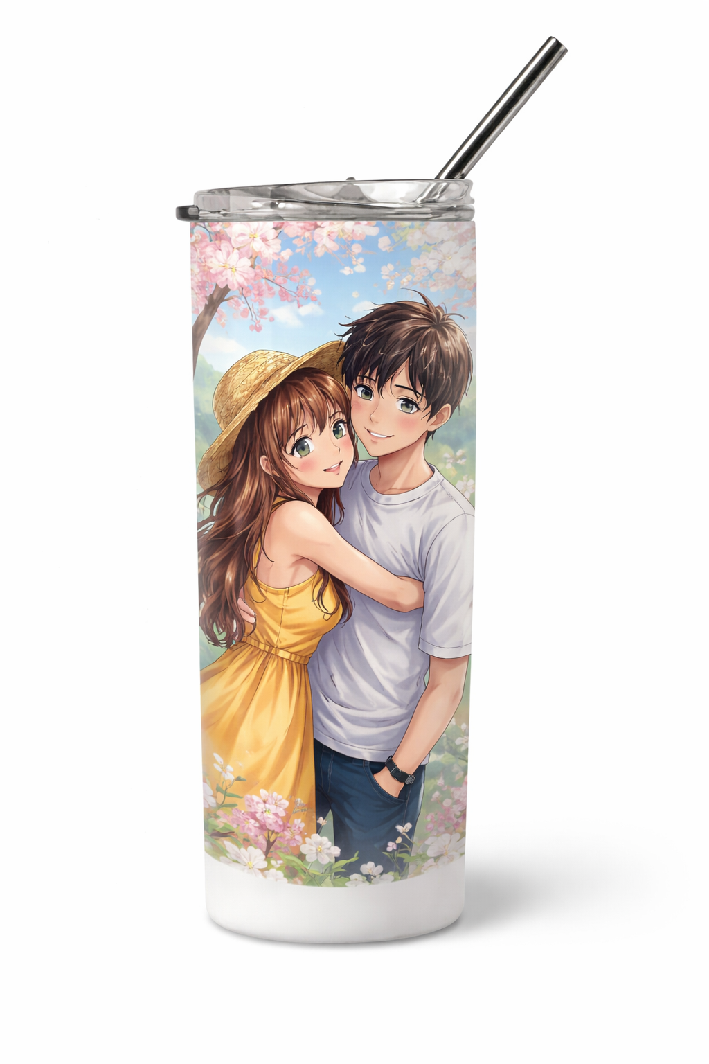 Personalized Anime  & Ghibali Art Tumbler Bottle