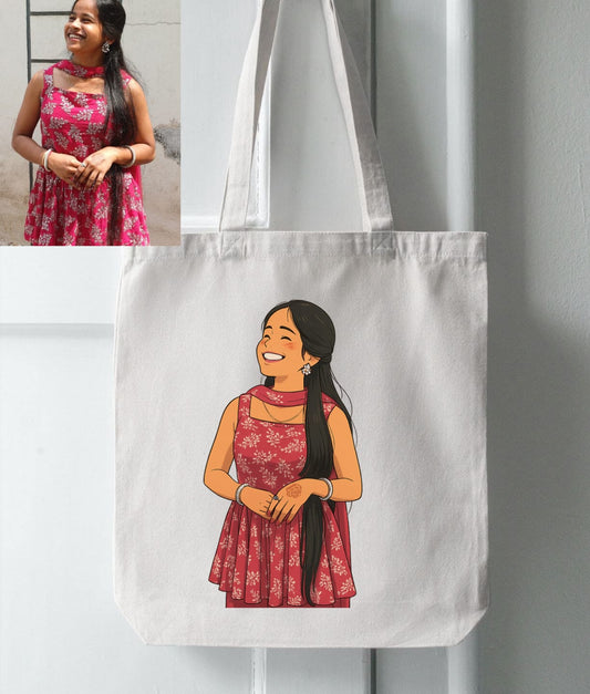 Custom Ghibli Art Tote Bag – Personalised Just for You